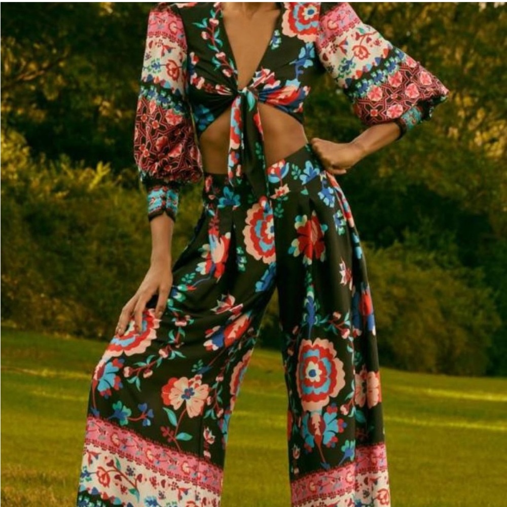 PatBO Matryo Wide Leg Resort Palazzo Pants. Brand NEW. Size 2. MSRP $495.